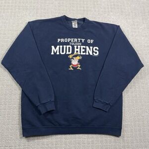 Vintage 1999 Toledo Mud Hens Baseball MiLB Size 2XL Detroit Tigers Sweatshirt